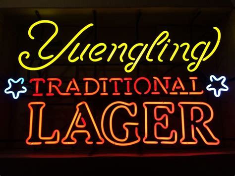 This sign will give your home or bar that authentic, cool vibe. . Yuengling neon sign